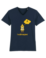 i a sarit mustarul Tricou mânecă scurtă guler V Bărbat Presenter