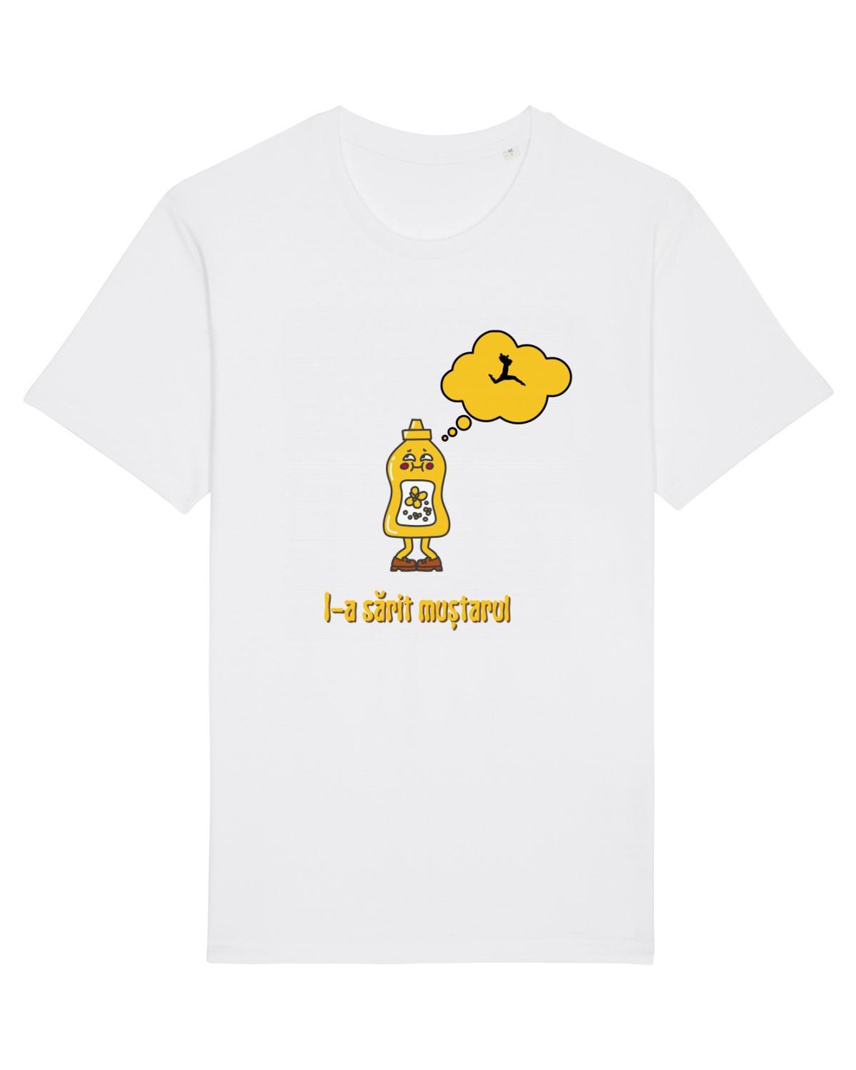 Tricou mânecă scurtă Unisex Rocker White