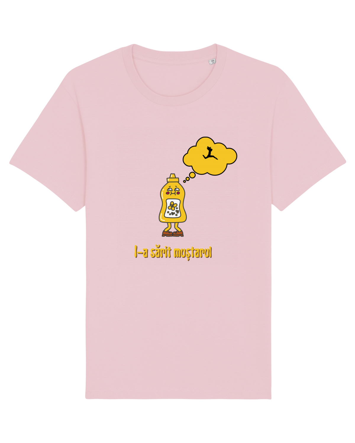 Tricou mânecă scurtă Unisex Rocker Cotton Pink