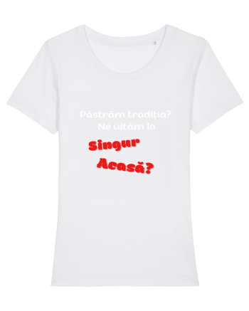 pastram traditia singur acasa? White
