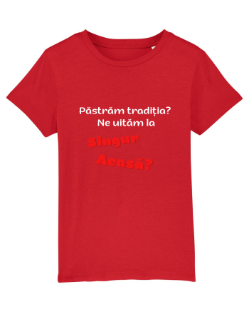 pastram traditia singur acasa? Red
