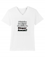 singur acasa Tricou mânecă scurtă guler V Bărbat Presenter