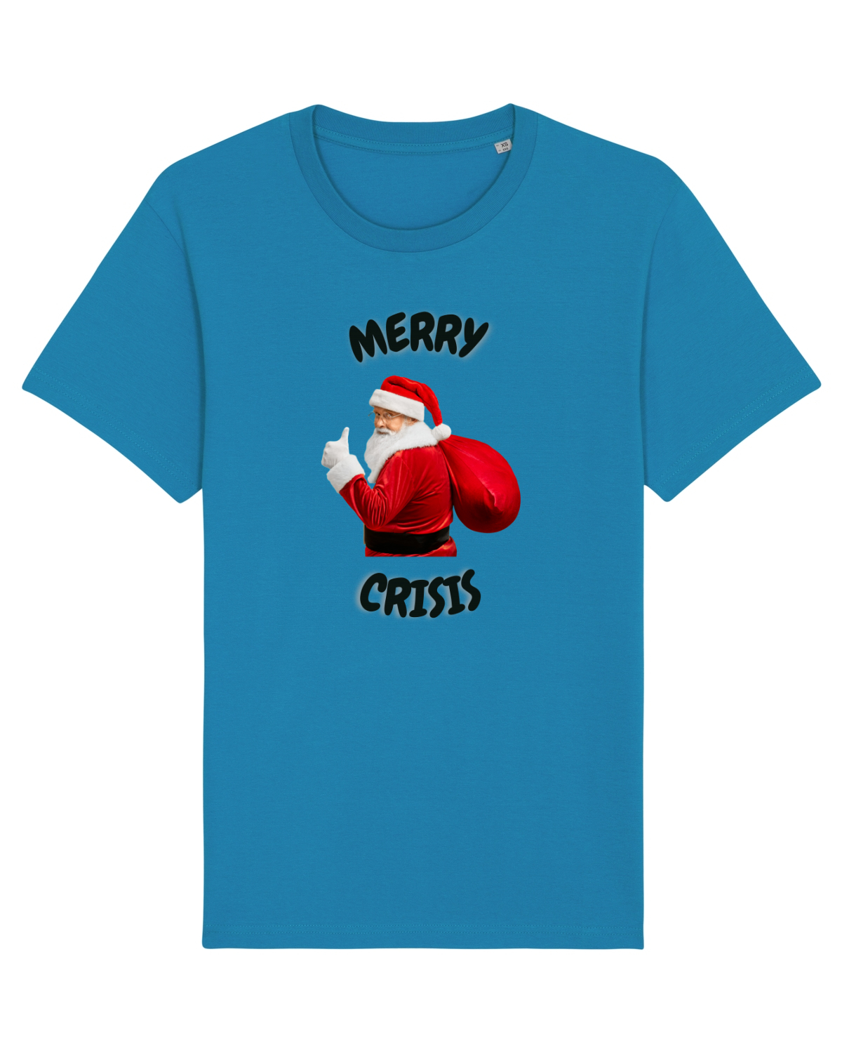 Tricou mânecă scurtă Unisex Rocker Azur