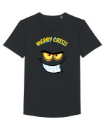 merry crisis2 Tricou mânecă scurtă guler larg Bărbat Skater