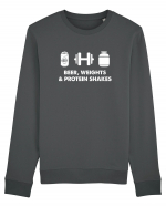 Protein shakes Bluză mânecă lungă Unisex Rise