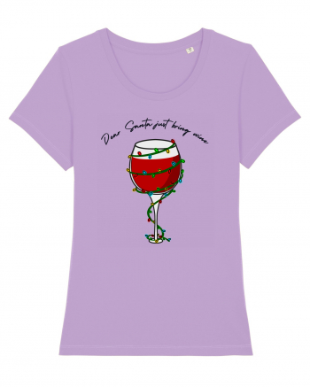 dear santa just bring wine Lavender Dawn