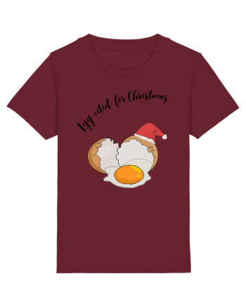 egg cited for christmas Burgundy