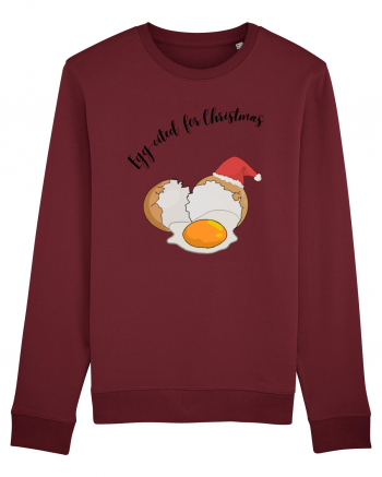 egg cited for christmas Burgundy