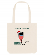 santa s favorite nurse Sacoșă textilă