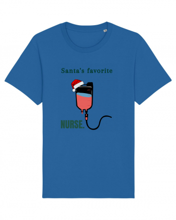 santa s favorite nurse Royal Blue