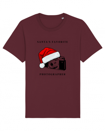 santa s favorite photographer Burgundy