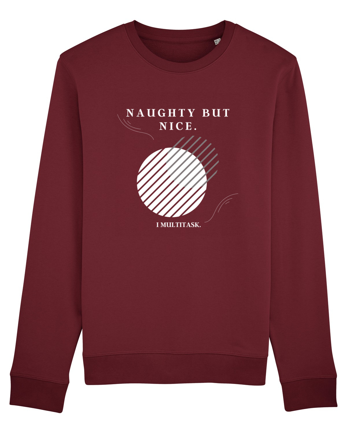 Bluză mânecă lungă Unisex Rise Burgundy