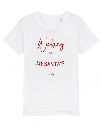 working on my santa s body White