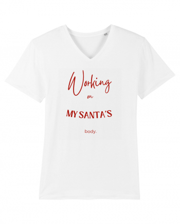 working on my santa s body White