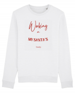 working on my santa s body Bluză mânecă lungă Unisex Rise