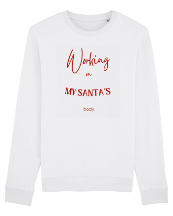 working on my santa s body White