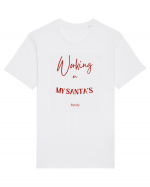 working on my santa s body Tricou mânecă scurtă Unisex Rocker