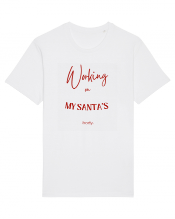 working on my santa s body White