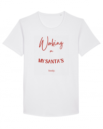 working on my santa s body White