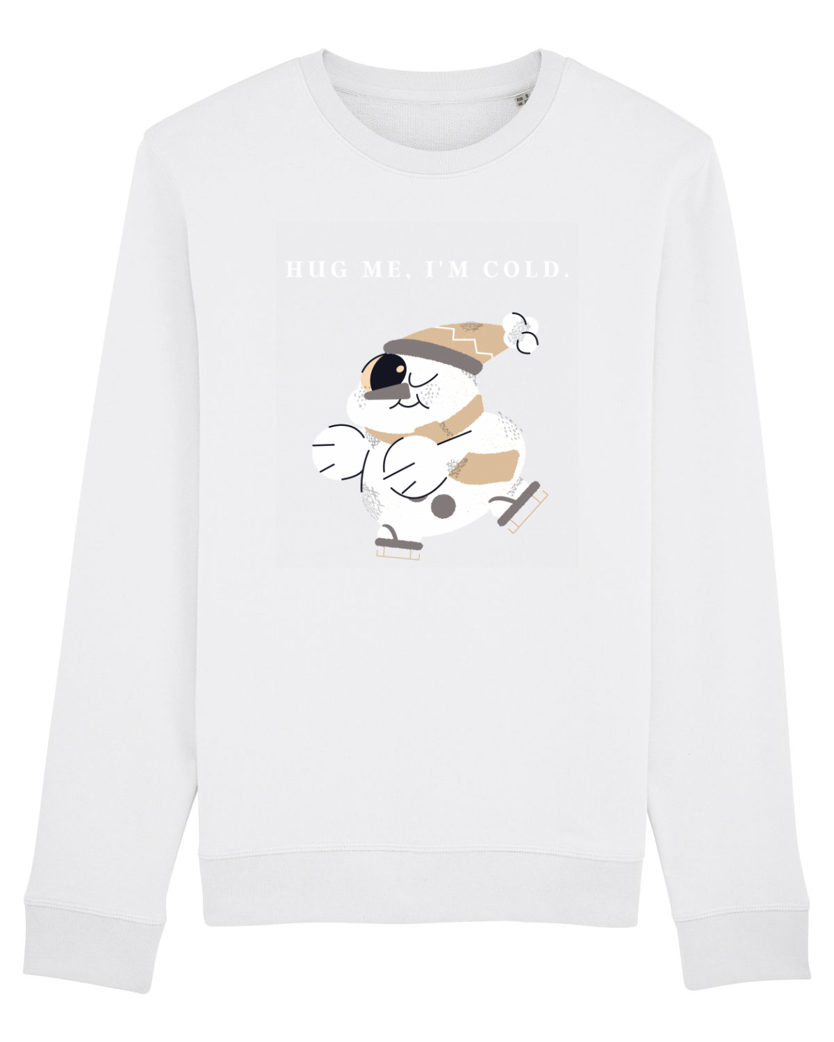 Bluză mânecă lungă Unisex Rise White