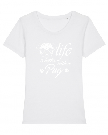 Pug life White