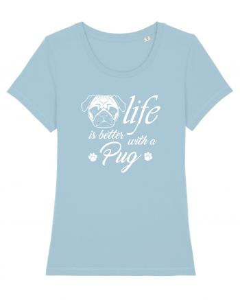 Pug life Sky Blue