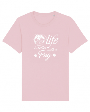 Pug life Cotton Pink