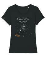 be blessed with your potential Tricou mânecă scurtă guler larg fitted Damă Expresser
