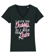 I make the rules Tricou mânecă scurtă guler V Damă Evoker