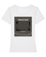 this is just... Tricou mânecă scurtă guler larg fitted Damă Expresser