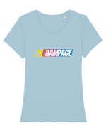 Rampage Tricou mânecă scurtă guler larg fitted Damă Expresser