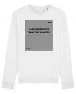 I am learning to trust the process. Bluză mânecă lungă Unisex Rise