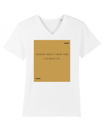 I know what I need and I attract it. White