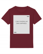 I can control my own happiness. Tricou mânecă scurtă  Copii Mini Creator