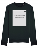 I can control my own happiness. Bluză mânecă lungă Unisex Rise