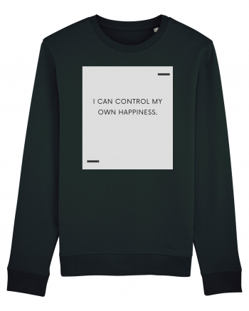 I can control my own happiness. Black