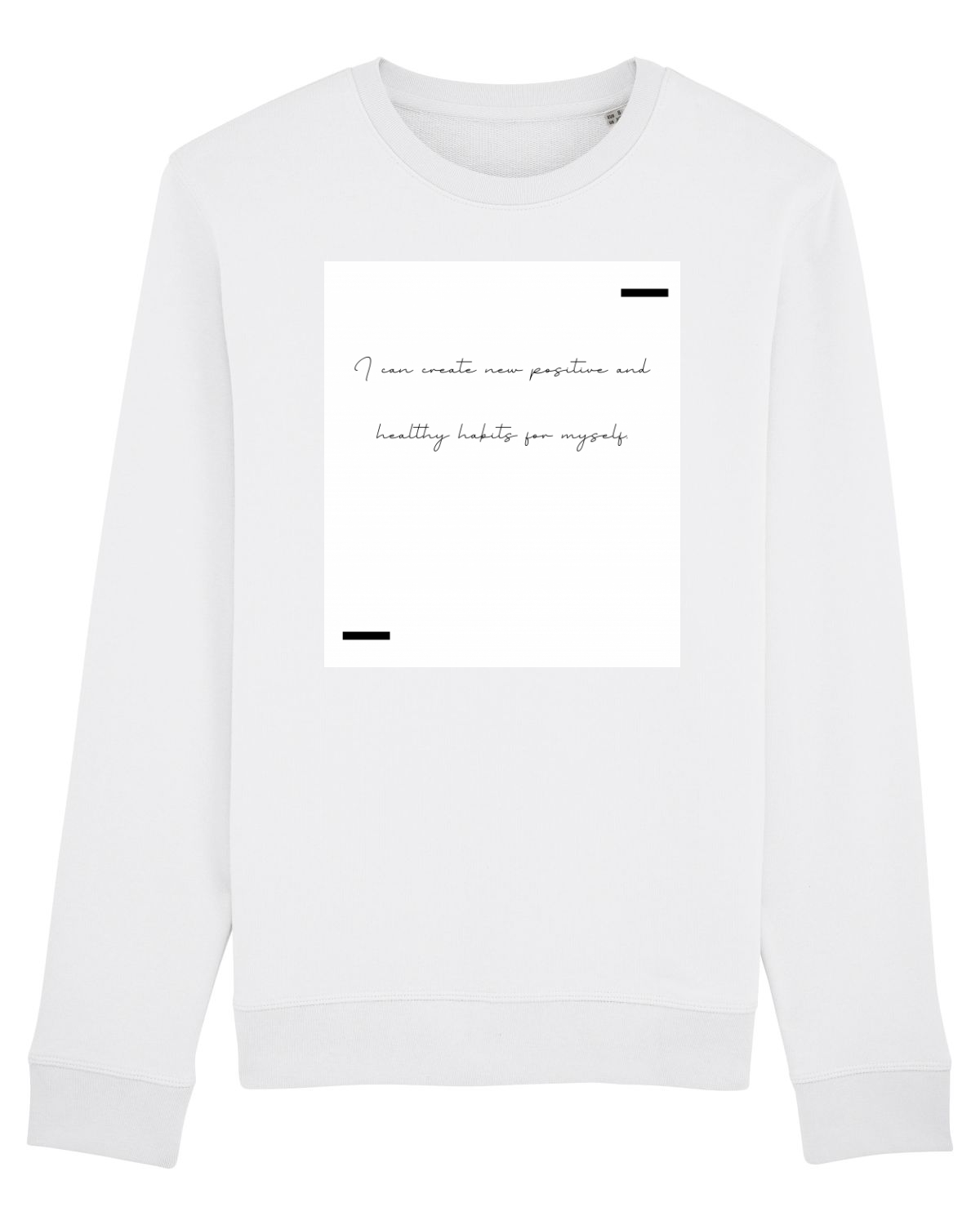 Bluză mânecă lungă Unisex Rise White