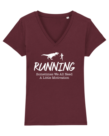 Running motivation Burgundy
