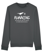 Running motivation Bluză mânecă lungă Unisex Rise