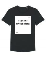 I can only control myself. Tricou mânecă scurtă guler larg Bărbat Skater