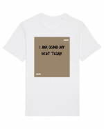 I am doing my best today. Tricou mânecă scurtă Unisex Rocker