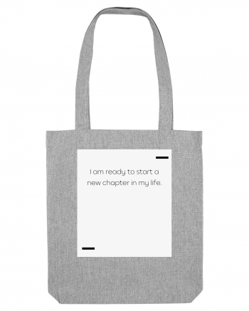 I am ready to start a new chapter in my life. Heather Grey