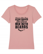 Beards Tricou mânecă scurtă guler larg fitted Damă Expresser