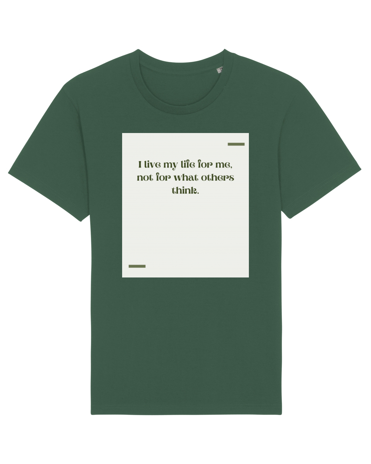 Tricou mânecă scurtă Unisex Rocker Bottle Green