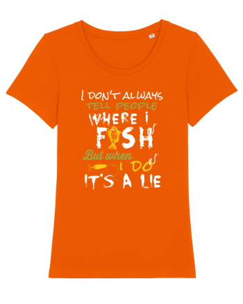 Fishing quote Bright Orange