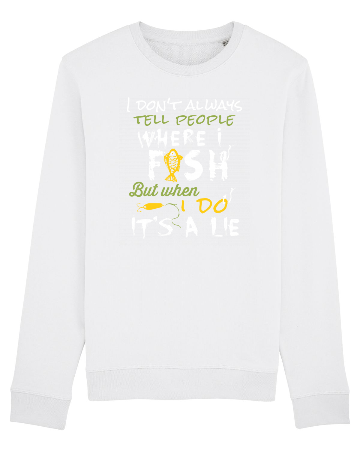 Bluză mânecă lungă Unisex Rise White