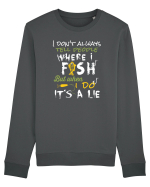 Fishing quote Bluză mânecă lungă Unisex Rise