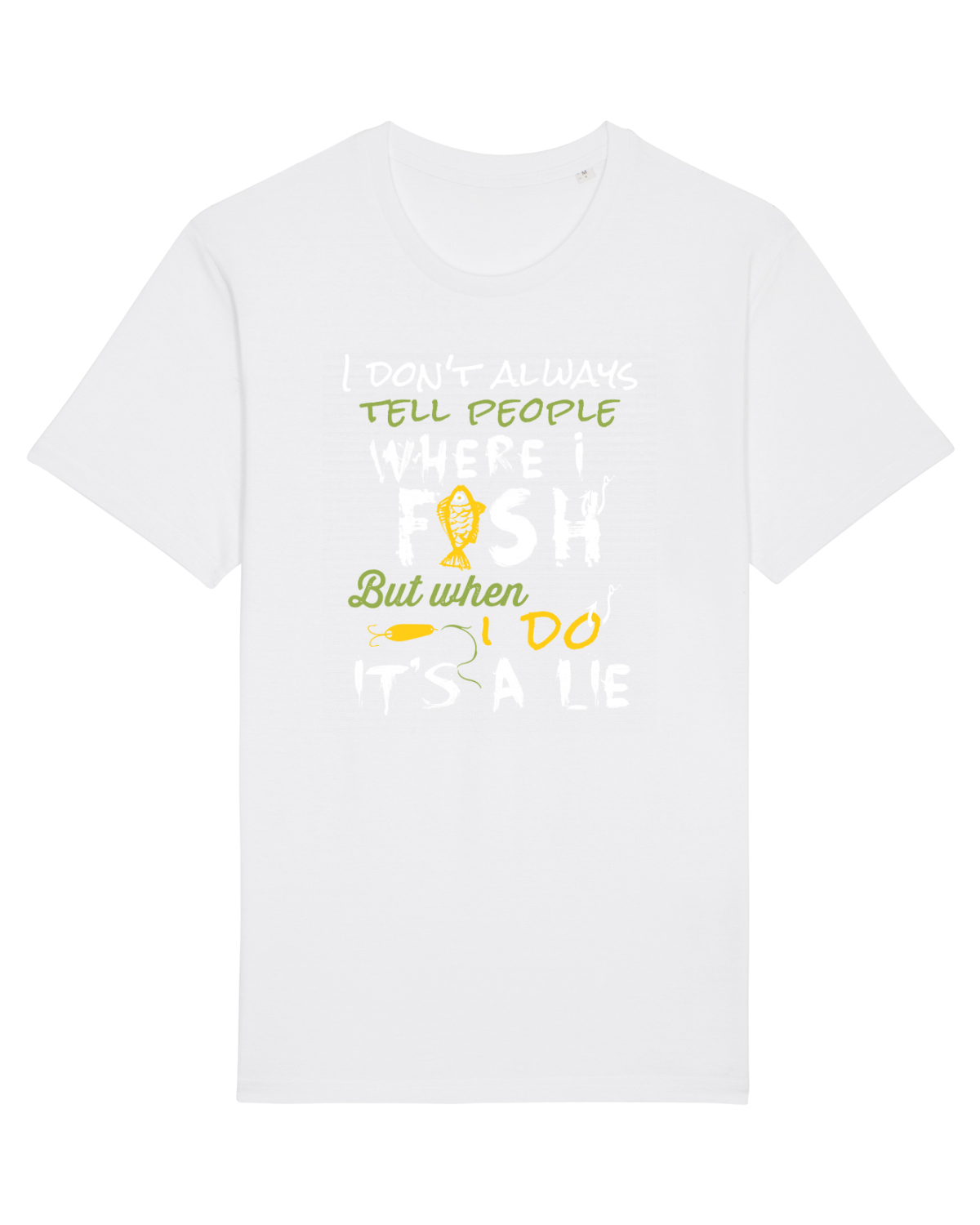 Tricou mânecă scurtă Unisex Rocker White