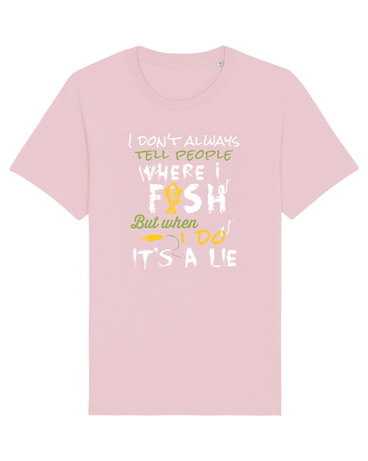 Tricou mânecă scurtă Unisex Rocker Cotton Pink