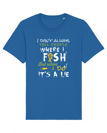 Fishing quote Royal Blue